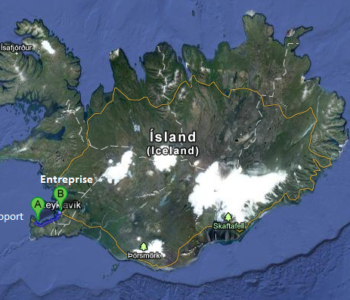 Carte Islande